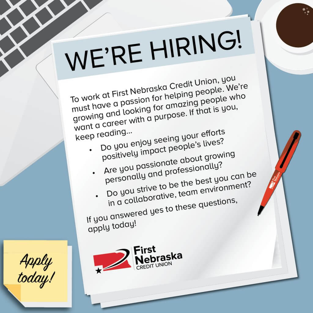 We're Hiring