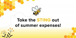 take the sting out of summer expenses