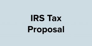 IRS tax proposal