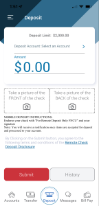 Remote check deposit