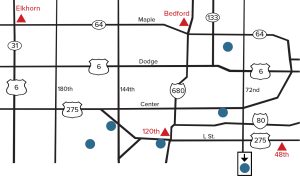 Omaha area shared branching