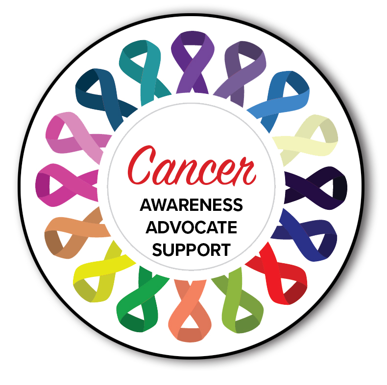 Cancer awareness button