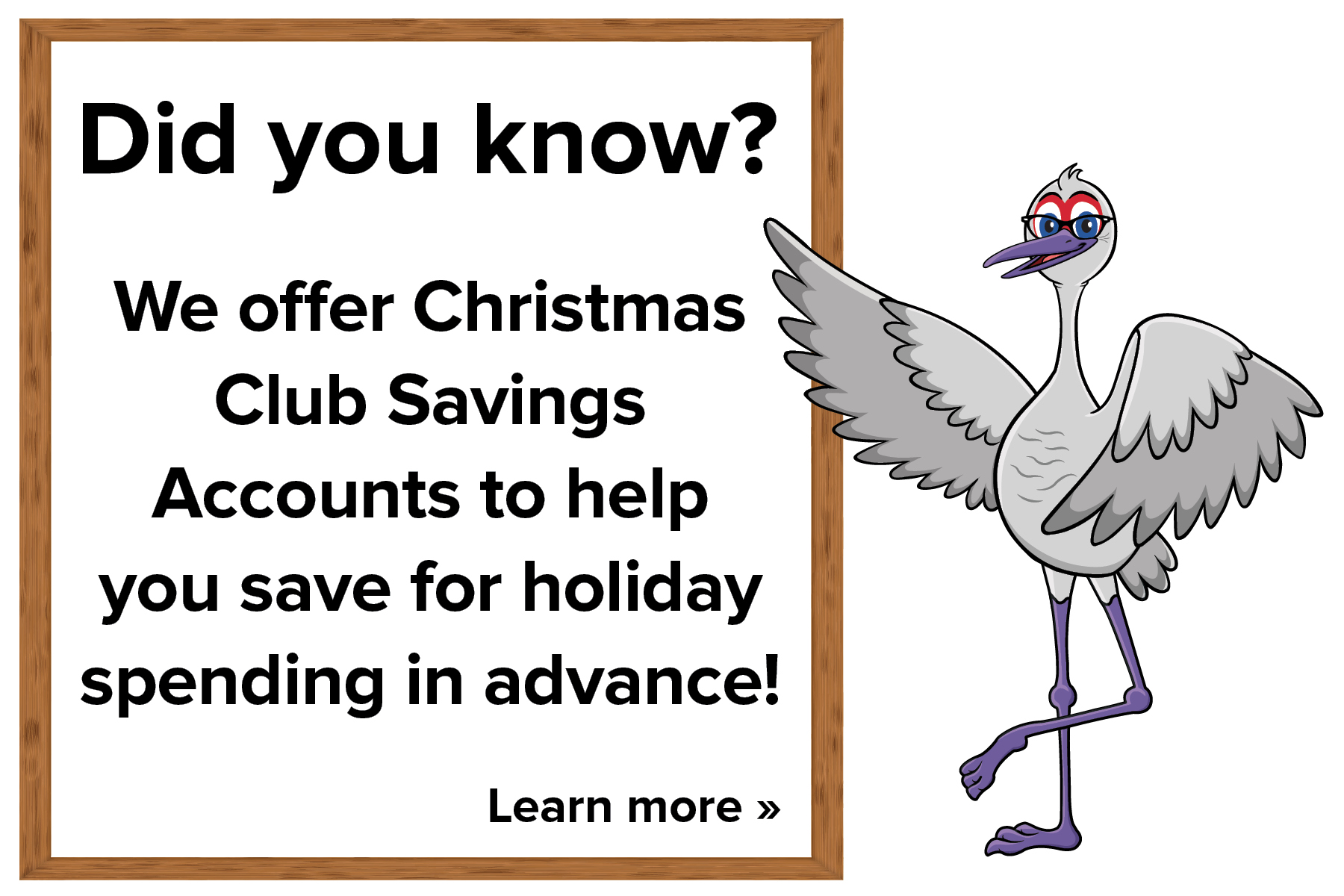 Christmas club savings account