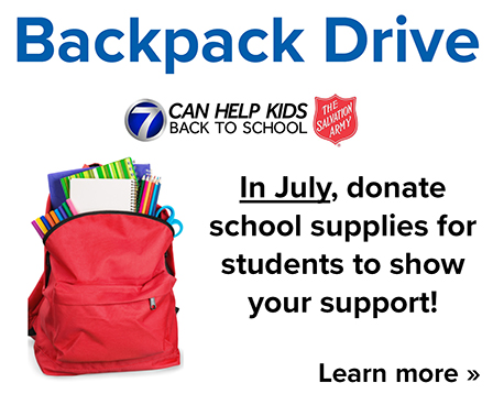 In July, donate school supplies for students to show your support.
