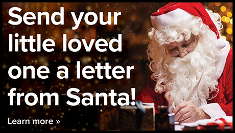 Send your little loved one a letter from Santa