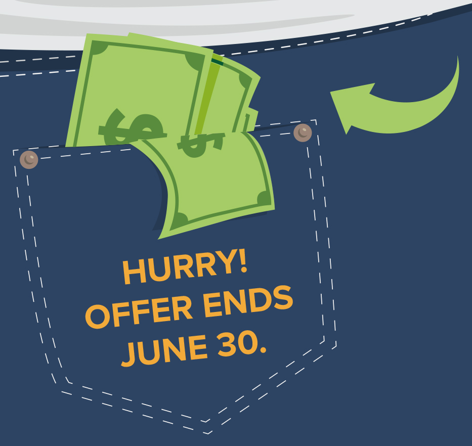 money in pocket