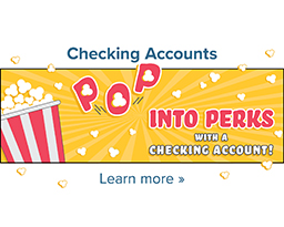 Pop into perks with a checking account