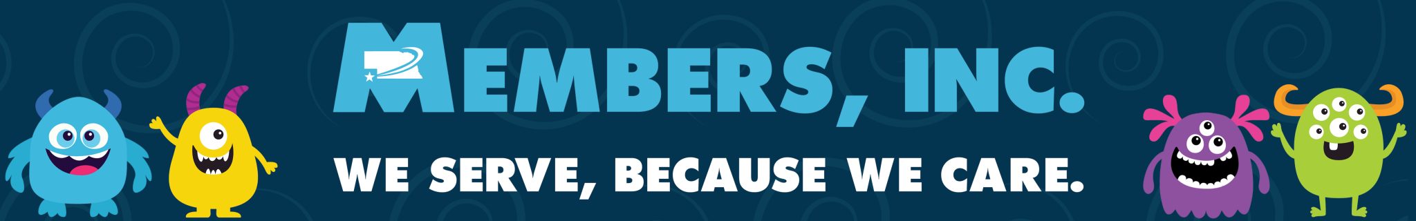 Members Inc website header