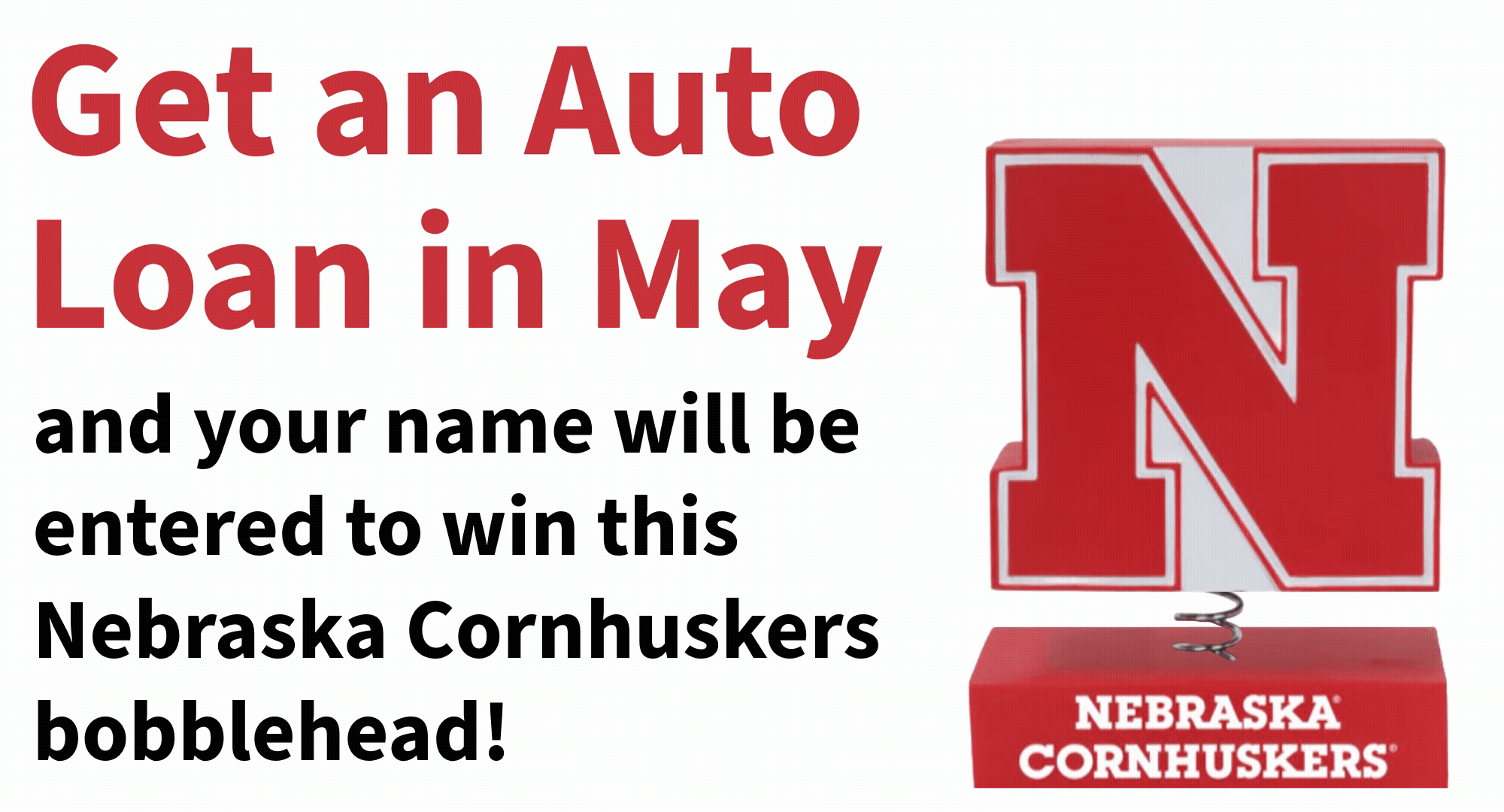 Get an auto loan in May