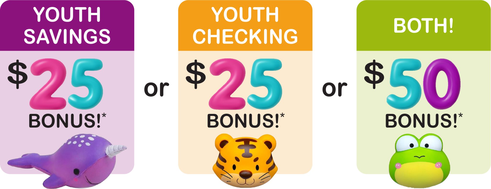Youth account promotions