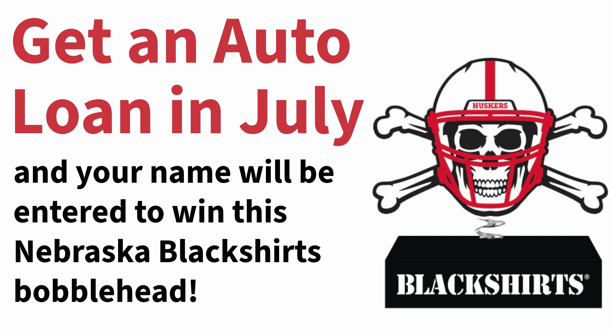 Get an auto loan in july