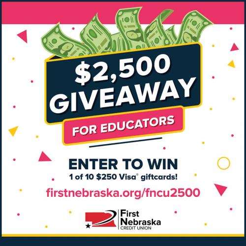 $2,500 Giveaway for educators