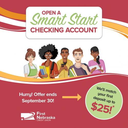 Smart start checking account promotion